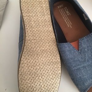 Tom flats open toe